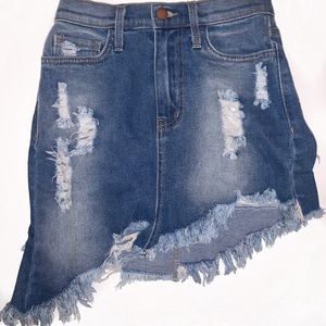 asymmetrical mini skirt from VIBRANT M.i.u.